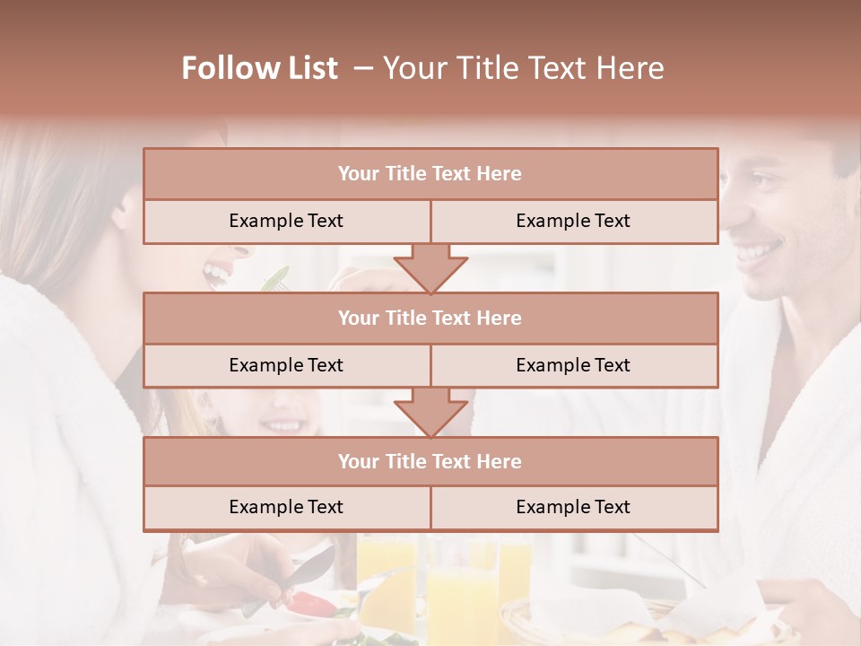 Daughter Morning Home PowerPoint Template