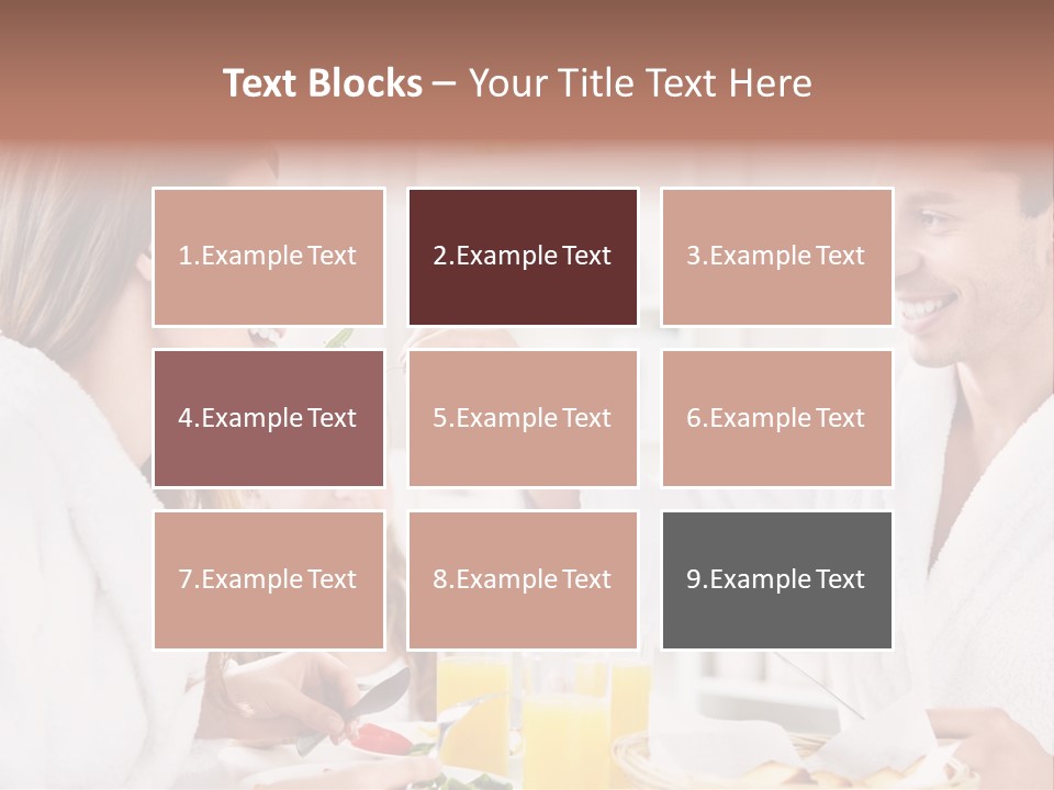 Daughter Morning Home PowerPoint Template