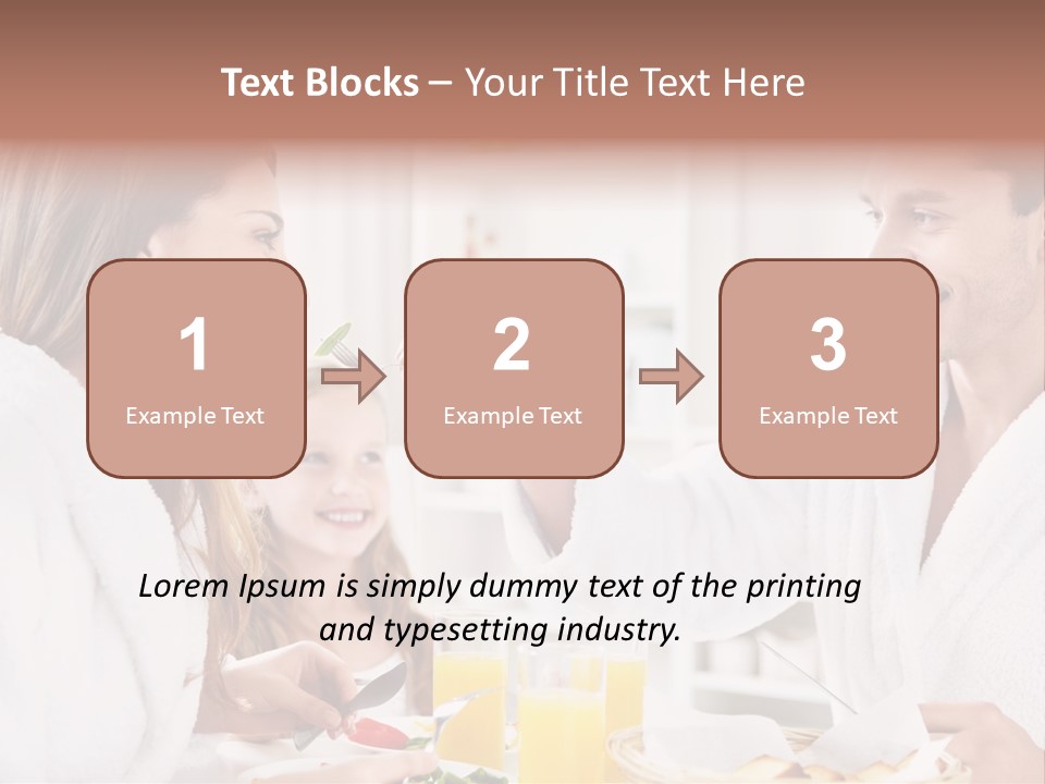 Daughter Morning Home PowerPoint Template