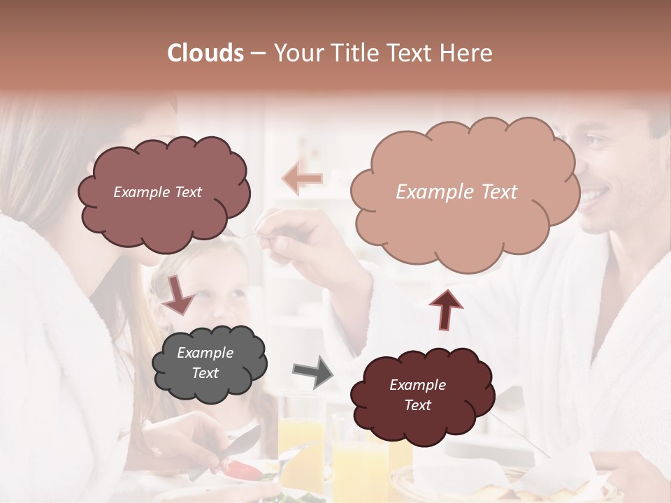 Daughter Morning Home PowerPoint Template