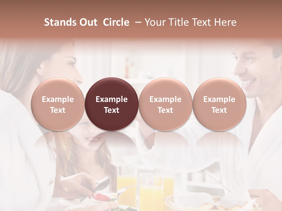 Daughter Morning Home PowerPoint Template