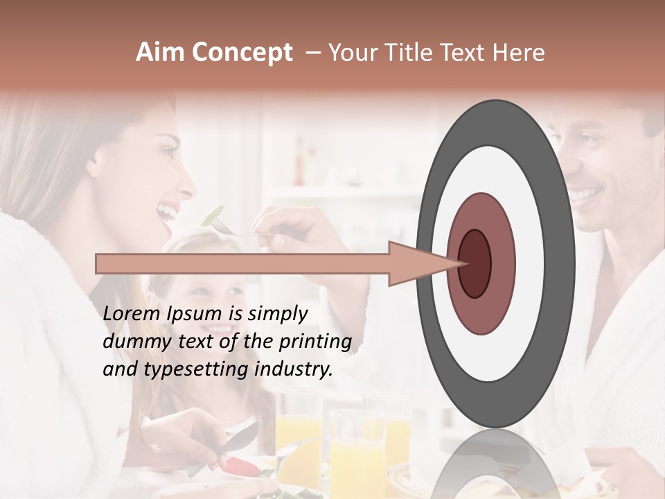 Daughter Morning Home PowerPoint Template