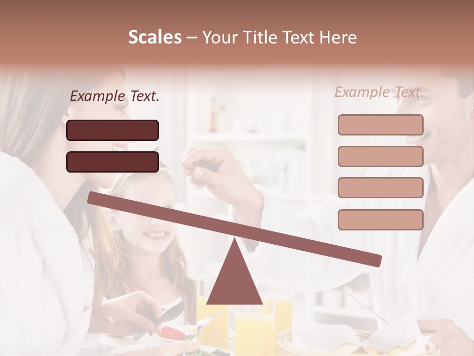 Daughter Morning Home PowerPoint Template