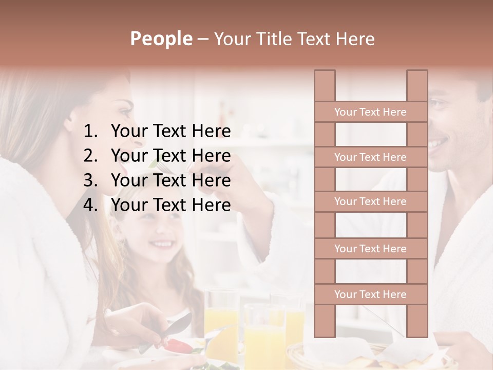 Daughter Morning Home PowerPoint Template