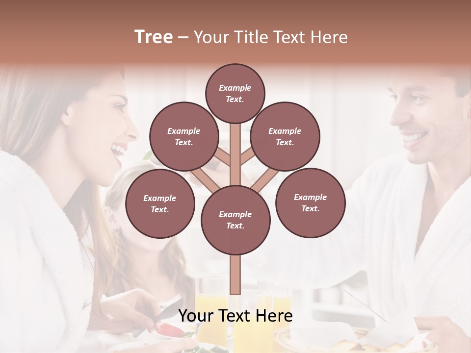 Daughter Morning Home PowerPoint Template