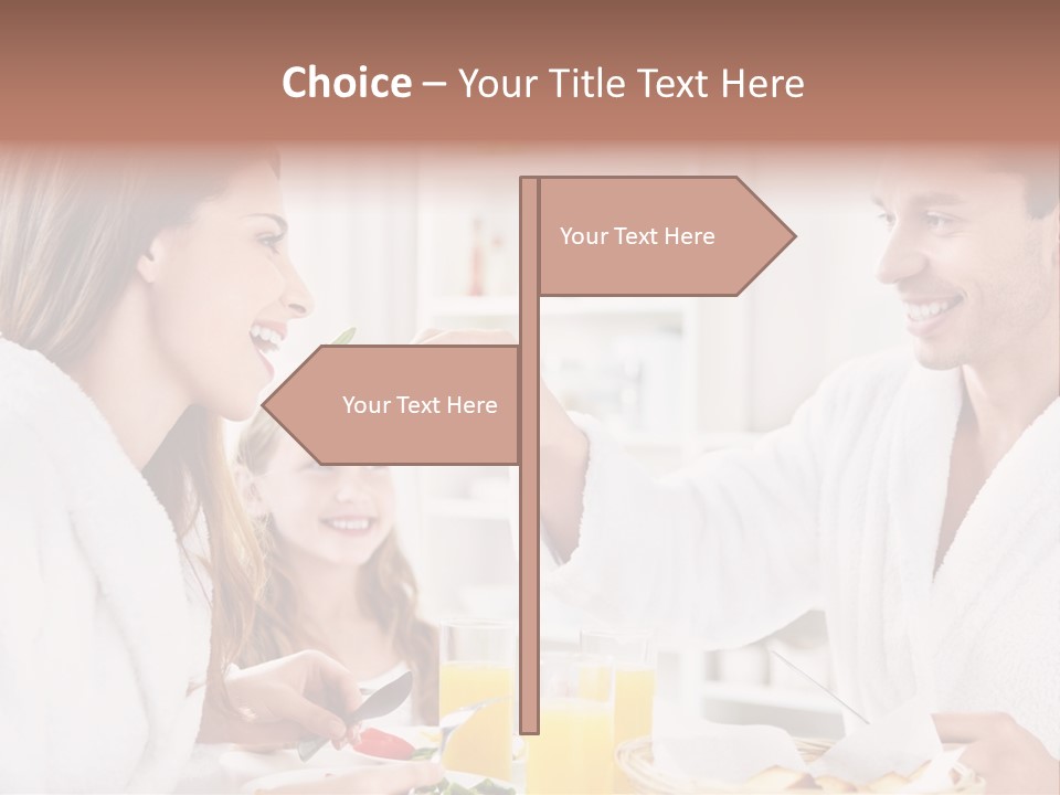 Daughter Morning Home PowerPoint Template