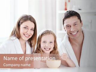 Lifestyle  Spoon PowerPoint Template