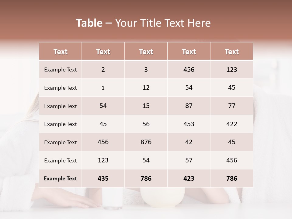 Lifestyle  Spoon PowerPoint Template