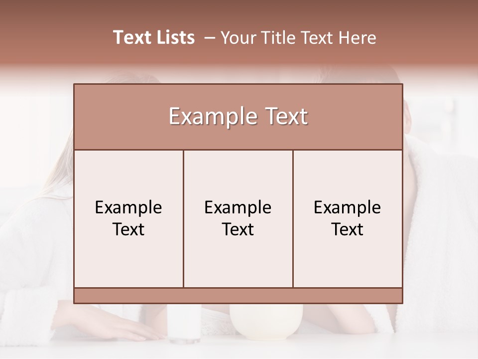 Lifestyle  Spoon PowerPoint Template
