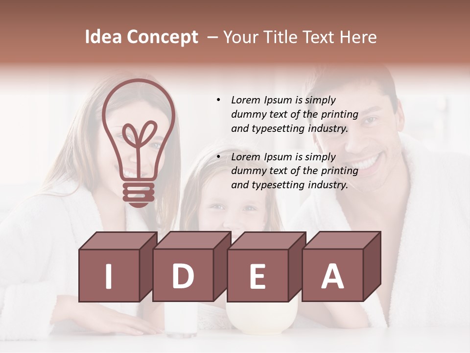 Lifestyle  Spoon PowerPoint Template