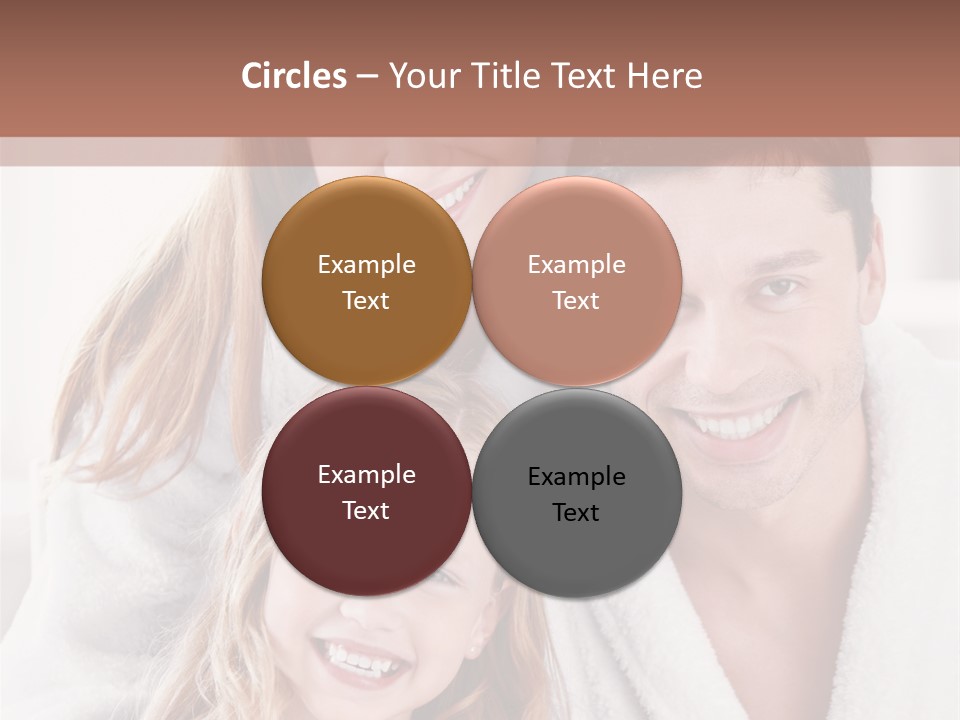 Family Cute Cheerful PowerPoint Template