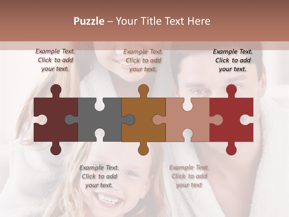 Family Cute Cheerful PowerPoint Template