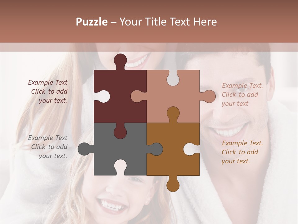 Family Cute Cheerful PowerPoint Template