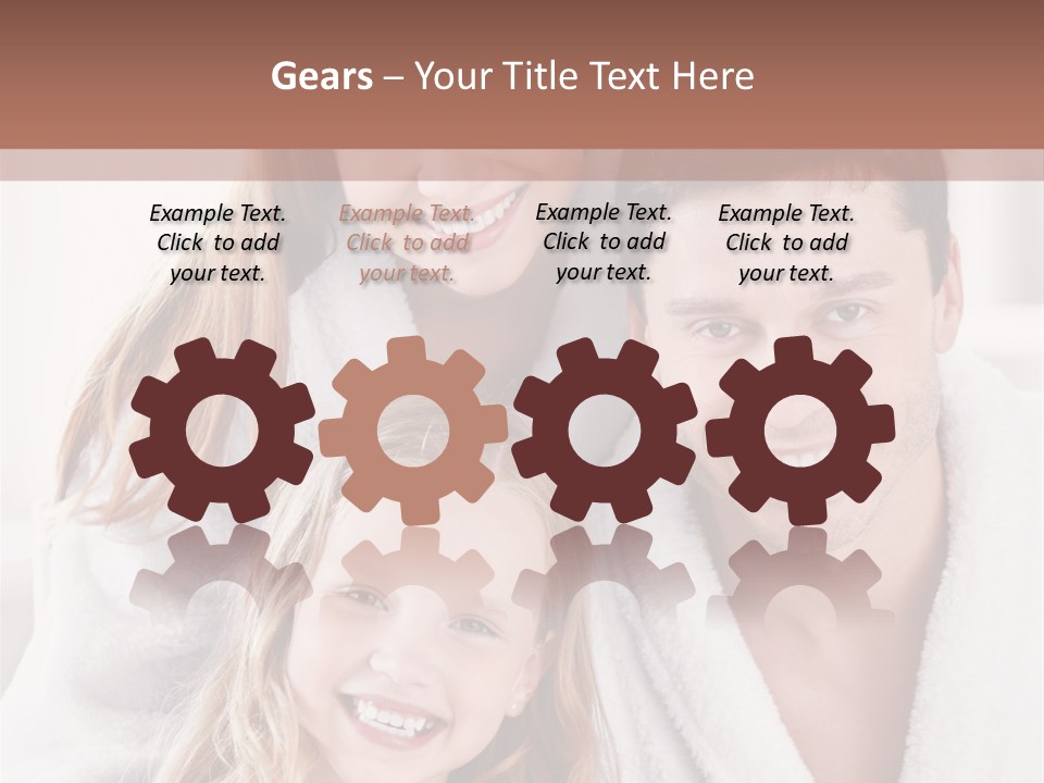 Family Cute Cheerful PowerPoint Template