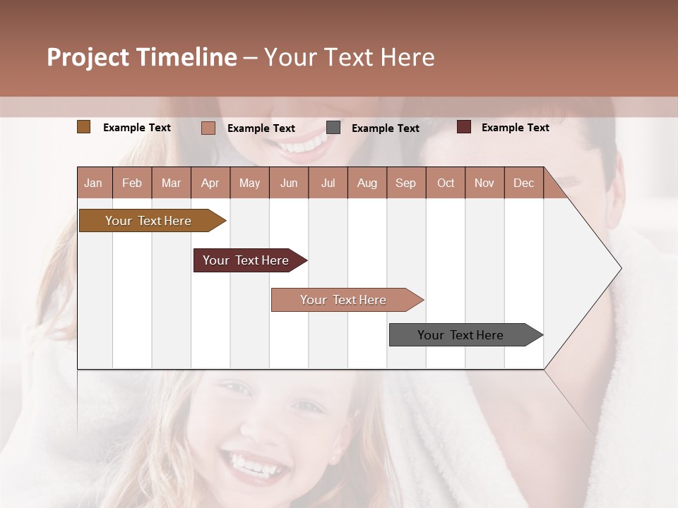 Family Cute Cheerful PowerPoint Template