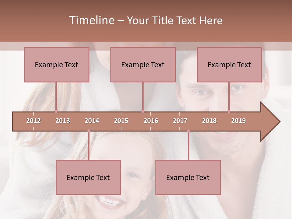 Family Cute Cheerful PowerPoint Template