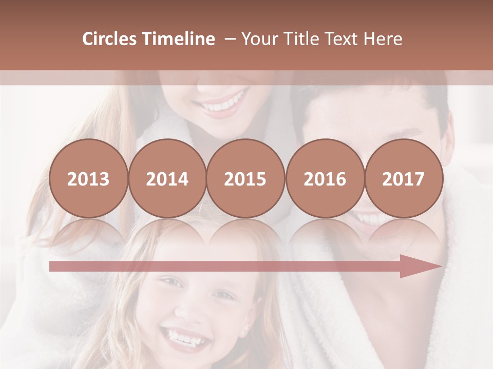 Family Cute Cheerful PowerPoint Template