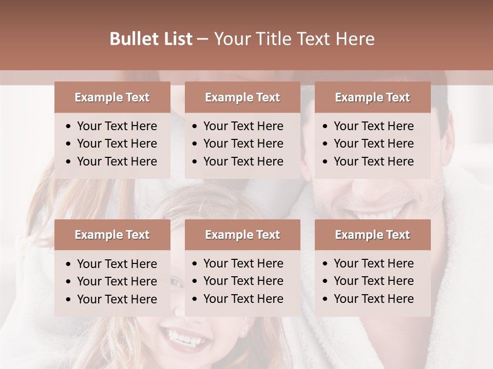 Family Cute Cheerful PowerPoint Template