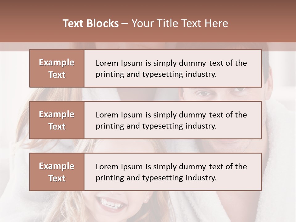 Family Cute Cheerful PowerPoint Template