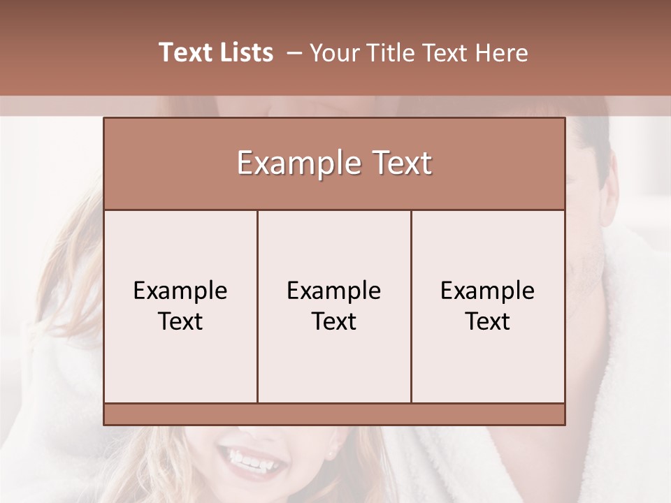 Family Cute Cheerful PowerPoint Template