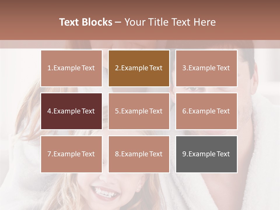 Family Cute Cheerful PowerPoint Template