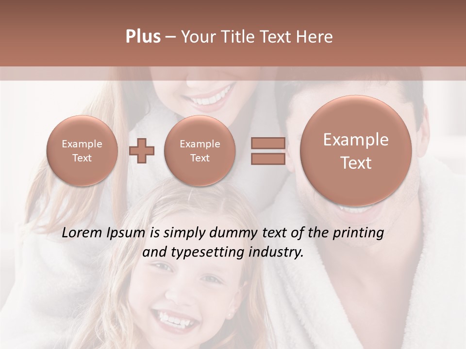 Family Cute Cheerful PowerPoint Template