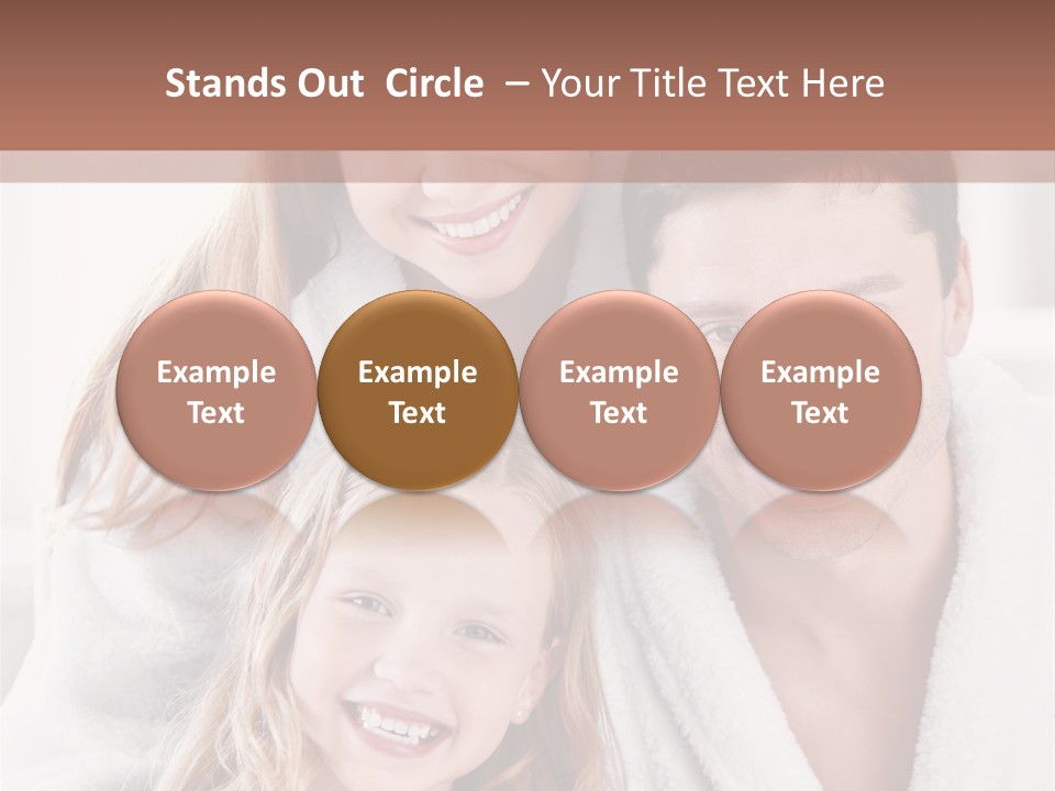 Family Cute Cheerful PowerPoint Template