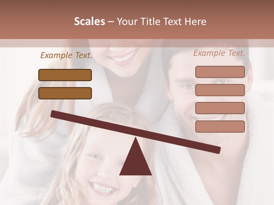 Family Cute Cheerful PowerPoint Template