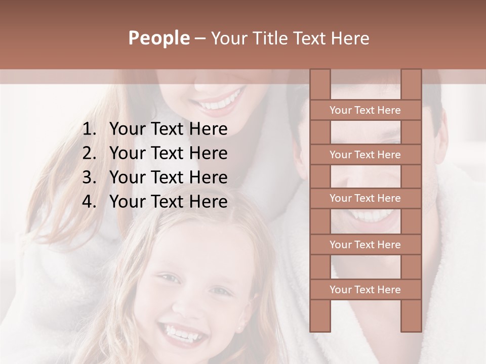Family Cute Cheerful PowerPoint Template
