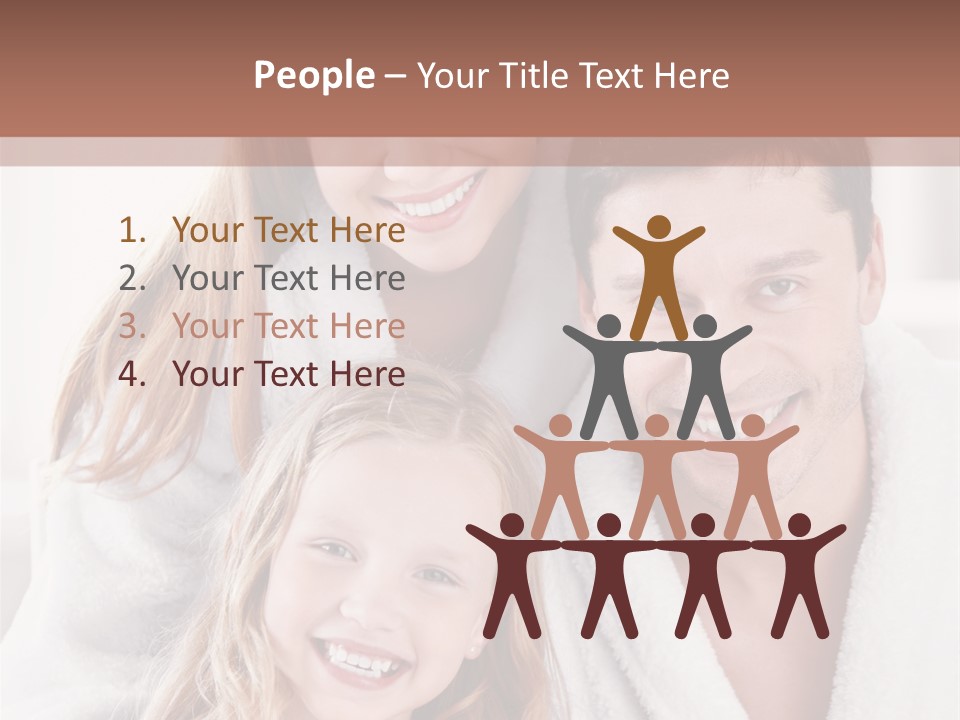 Family Cute Cheerful PowerPoint Template