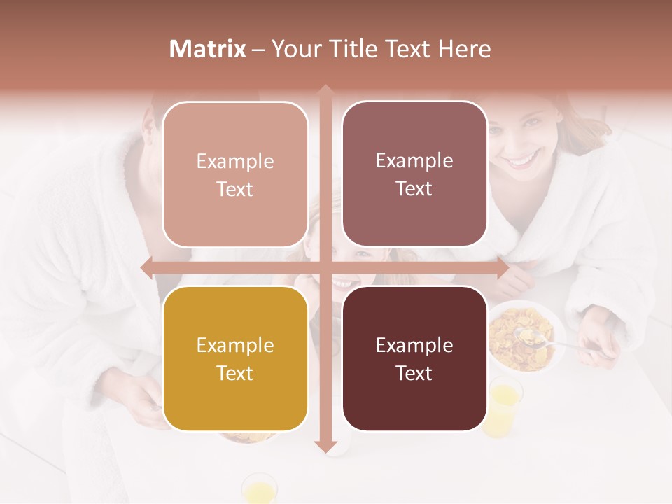 S Cornflake Bathrobe PowerPoint Template