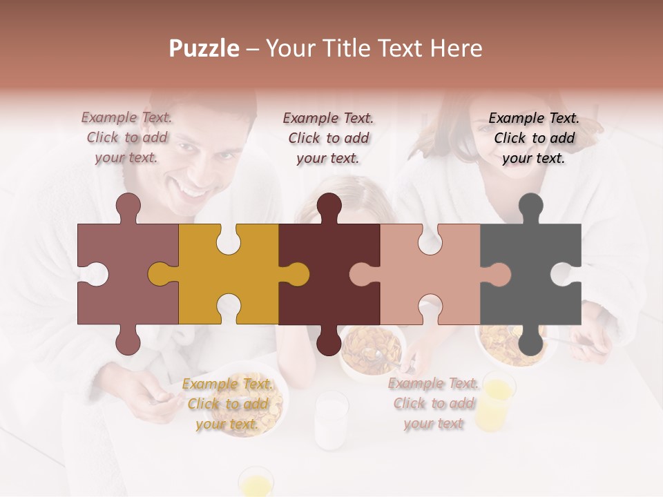 S Cornflake Bathrobe PowerPoint Template