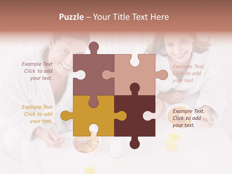 S Cornflake Bathrobe PowerPoint Template