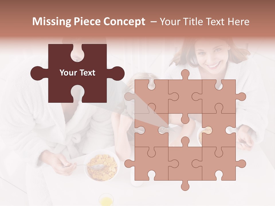 S Cornflake Bathrobe PowerPoint Template