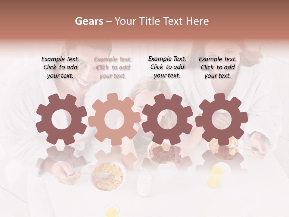 S Cornflake Bathrobe PowerPoint Template