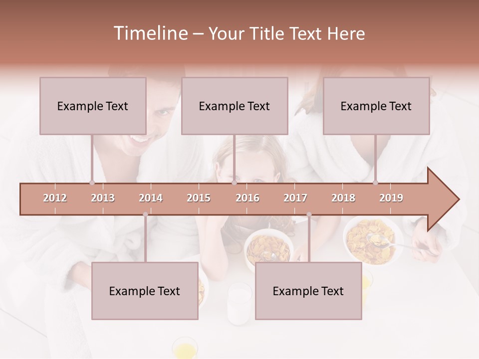 S Cornflake Bathrobe PowerPoint Template