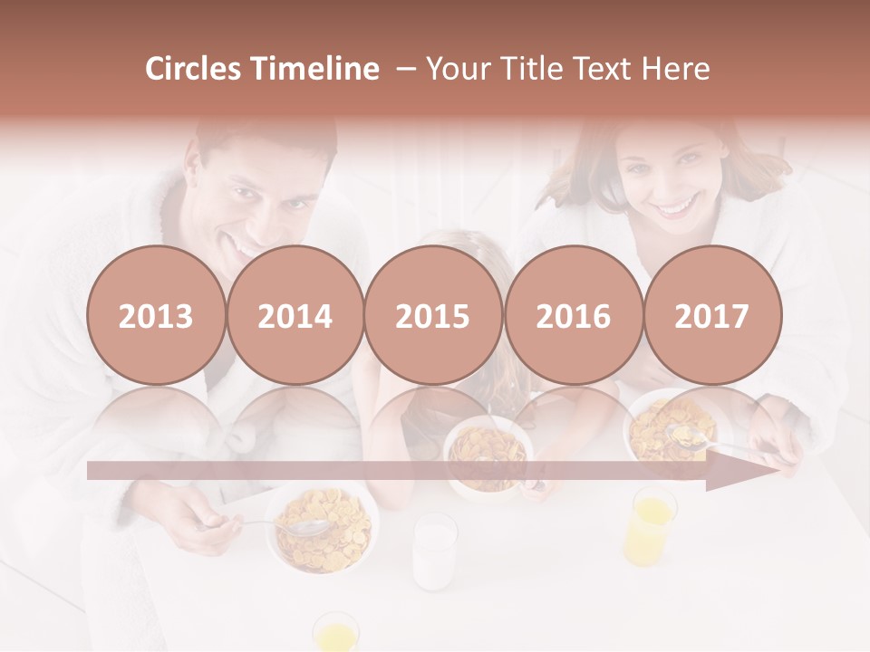 S Cornflake Bathrobe PowerPoint Template