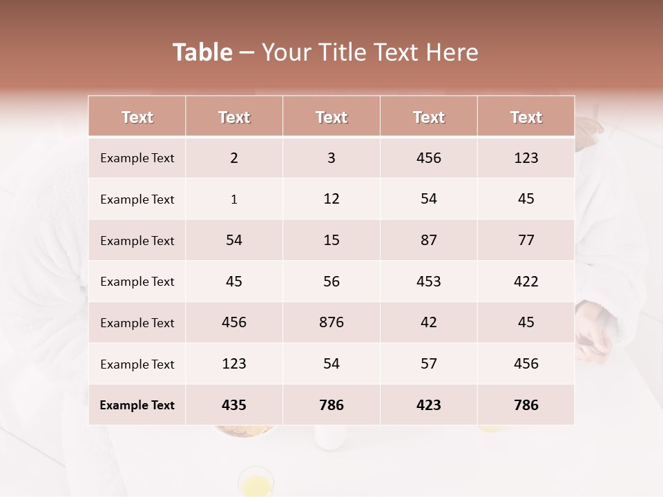 S Cornflake Bathrobe PowerPoint Template