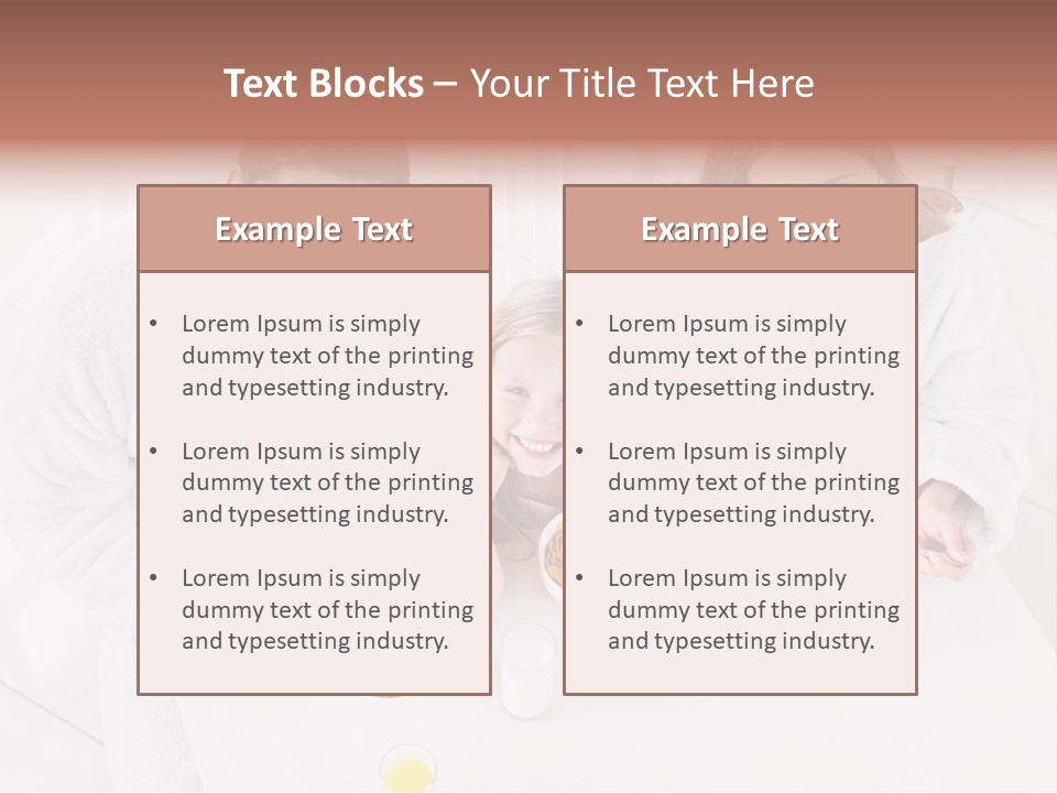 S Cornflake Bathrobe PowerPoint Template