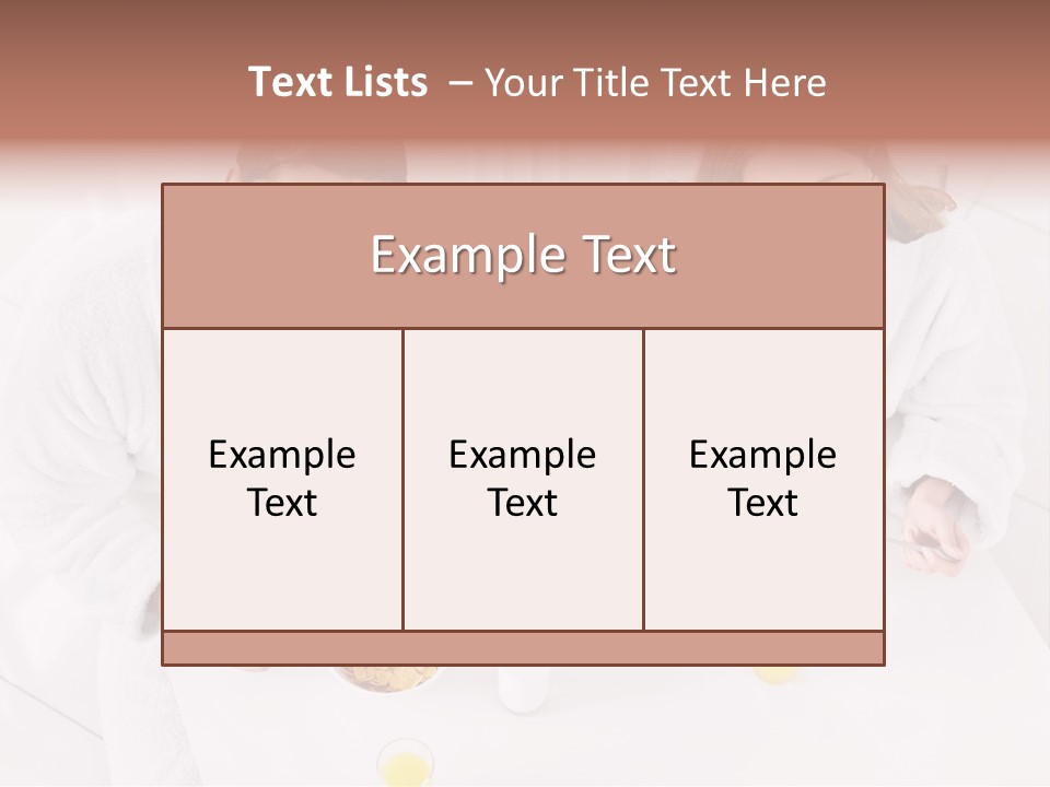 S Cornflake Bathrobe PowerPoint Template