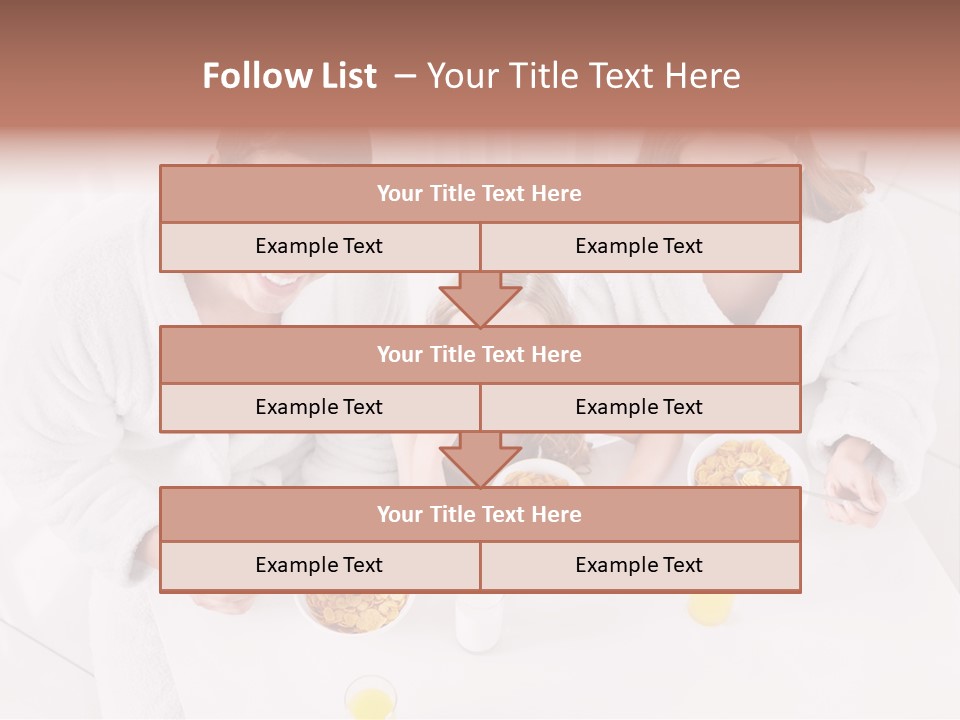 S Cornflake Bathrobe PowerPoint Template