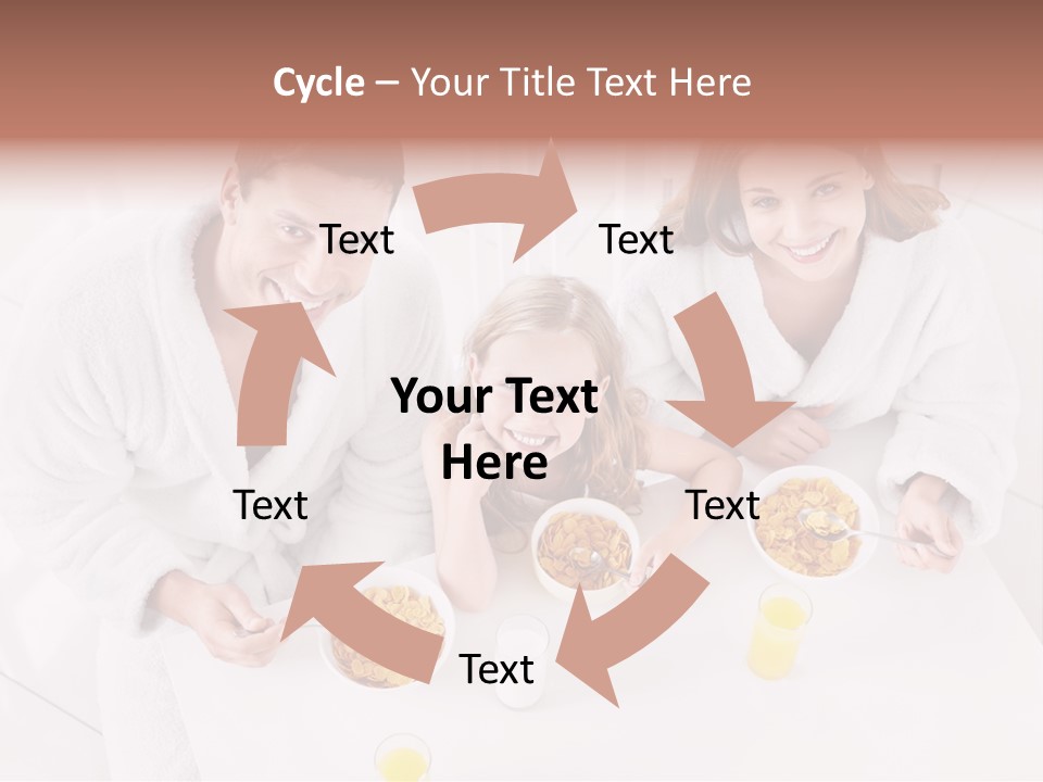 S Cornflake Bathrobe PowerPoint Template