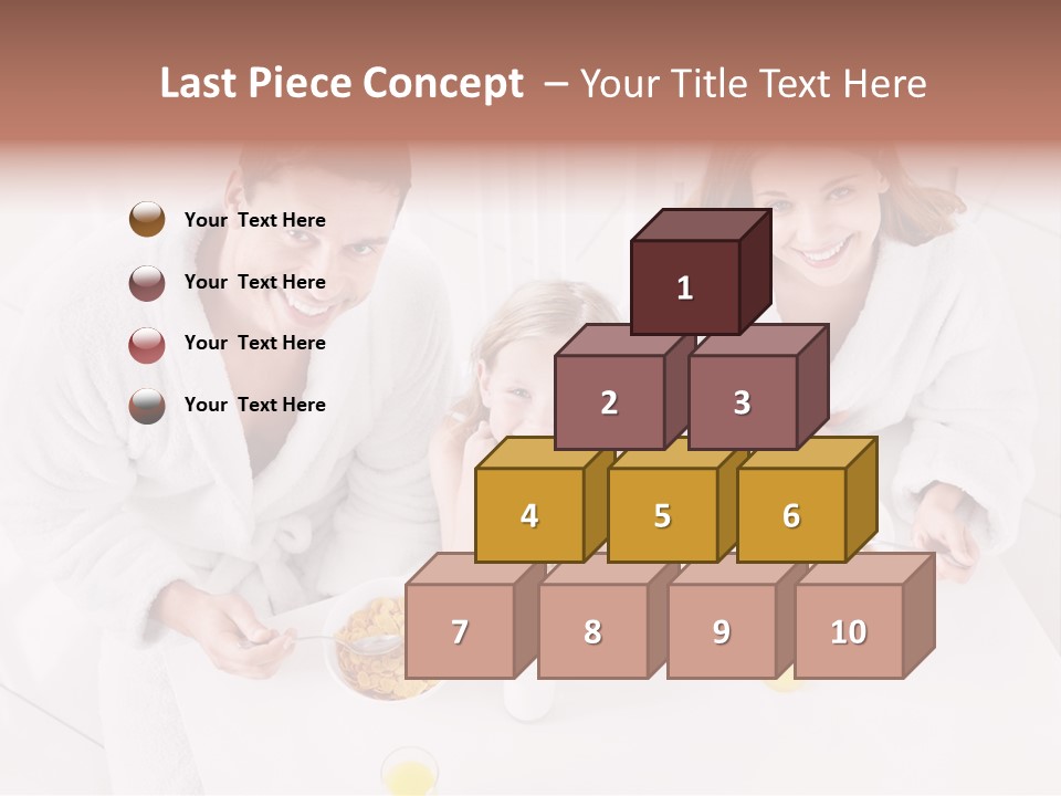 S Cornflake Bathrobe PowerPoint Template