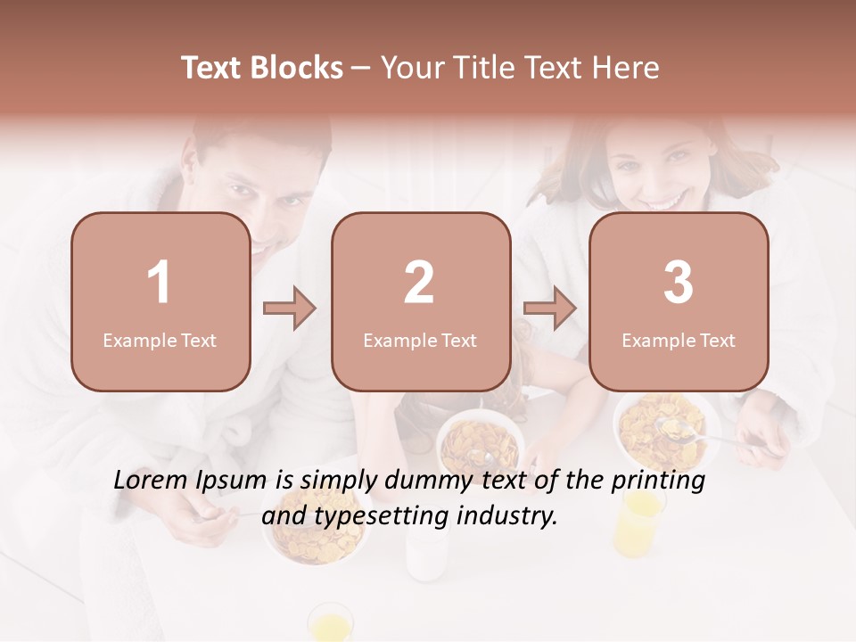 S Cornflake Bathrobe PowerPoint Template