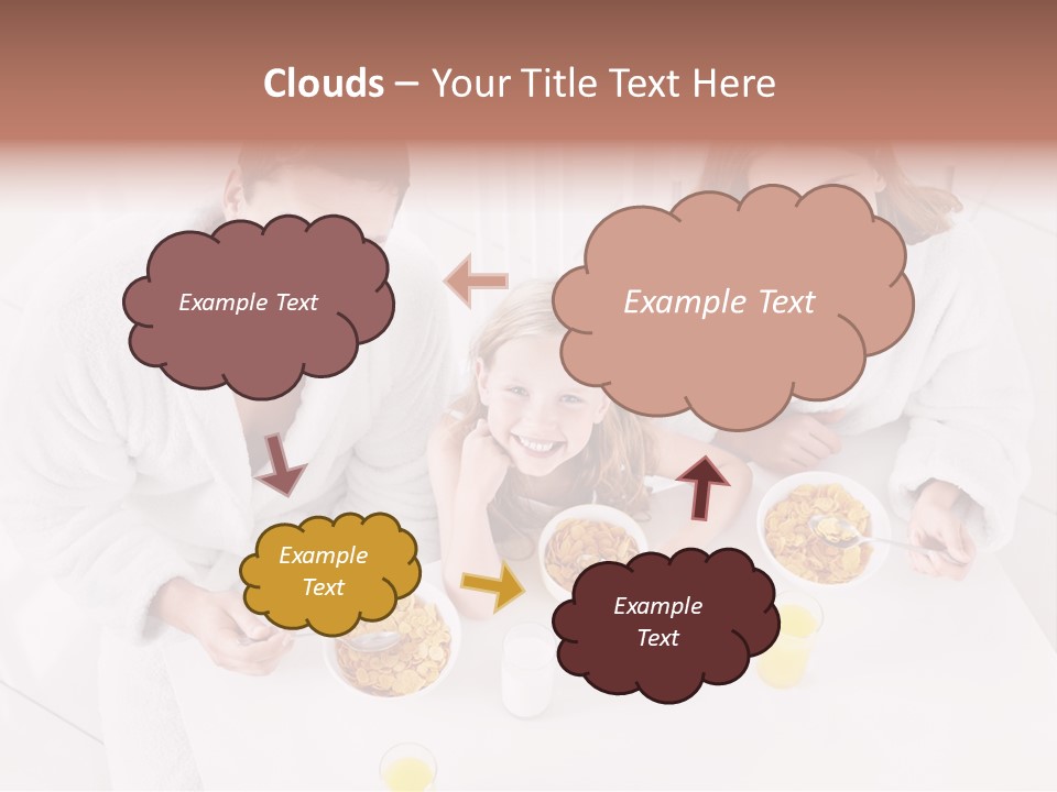 S Cornflake Bathrobe PowerPoint Template