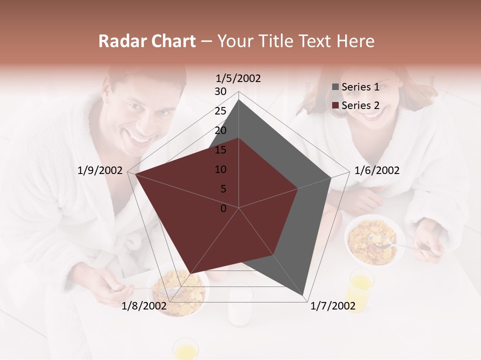 S Cornflake Bathrobe PowerPoint Template