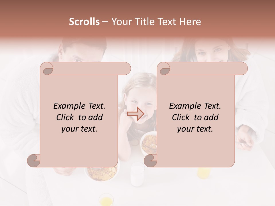 S Cornflake Bathrobe PowerPoint Template
