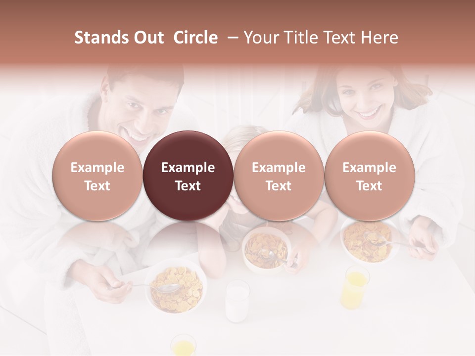 S Cornflake Bathrobe PowerPoint Template