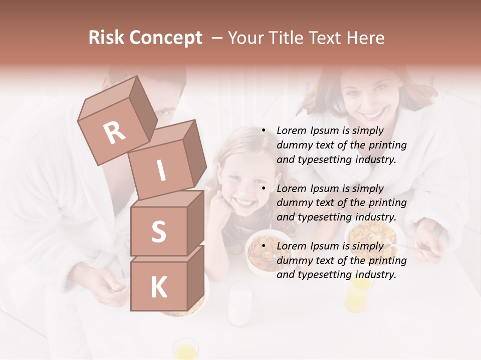 S Cornflake Bathrobe PowerPoint Template