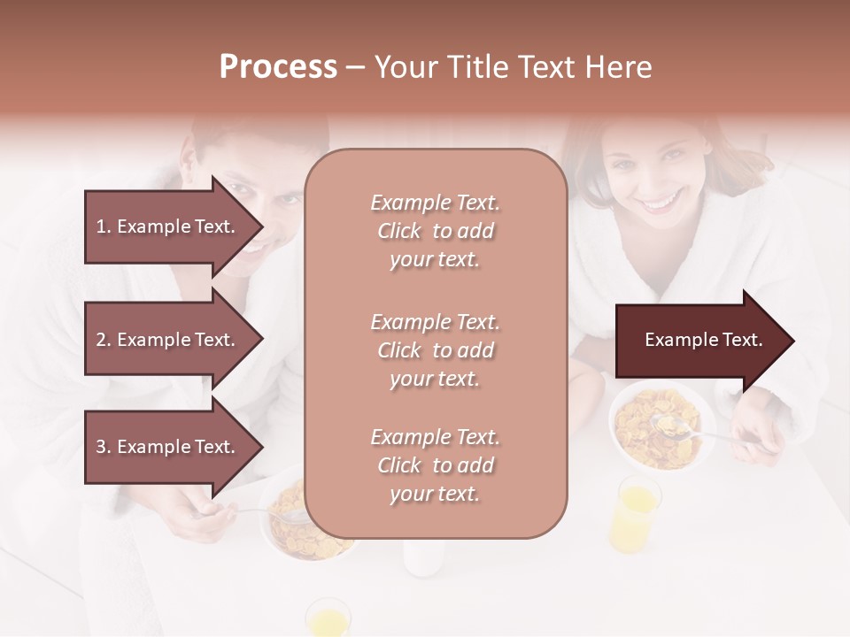 S Cornflake Bathrobe PowerPoint Template